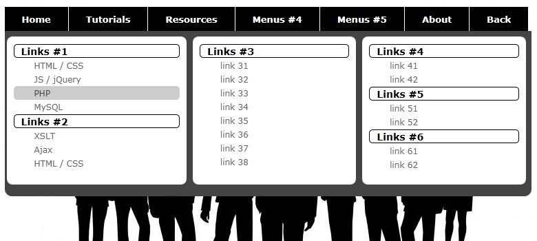 css3 menu6