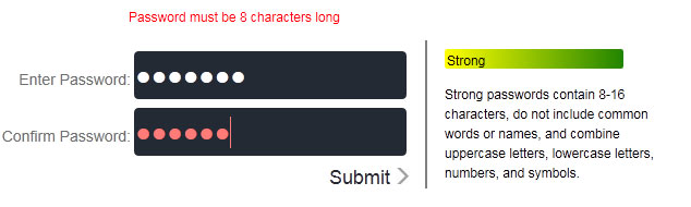 Password Strength Checker