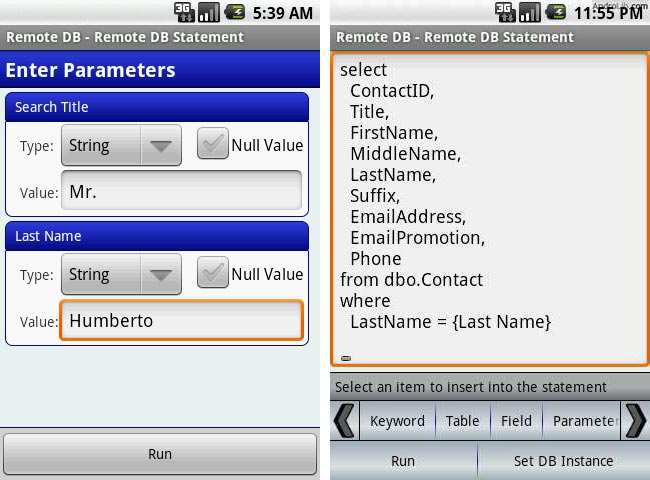 Remote DB