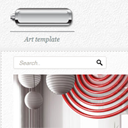 Art HTML5&CSS3 single page layout Art HTML5&CSS3 single page layout
