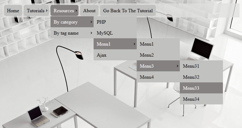 css3 menu9