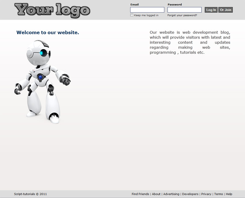 final template result