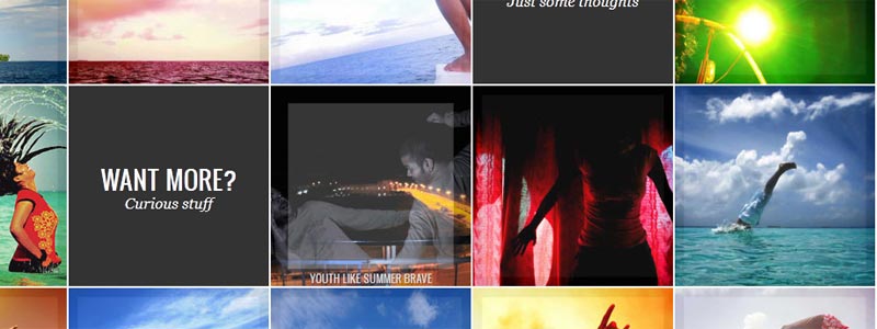 Draggable Image Boxes Grid