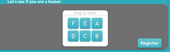 jQuery fancy Draggable Captcha