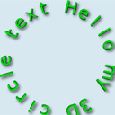 HTML5 3D circle text with shadows HTML5 3D circle text with shadows