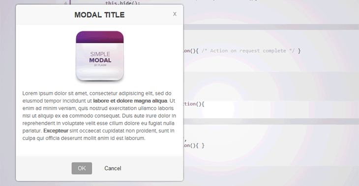 SimpleModal