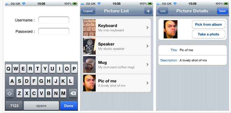Storyboard app with Core Data
