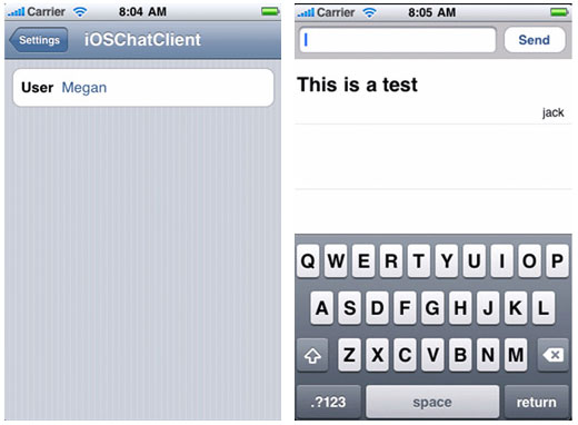 Building an iPhone chat app from the ground up
