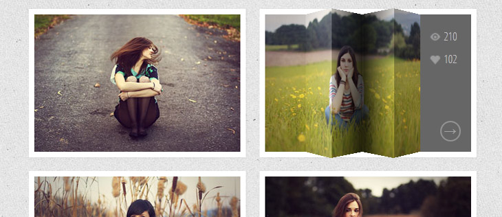 3D Thumbnail Hover Effects