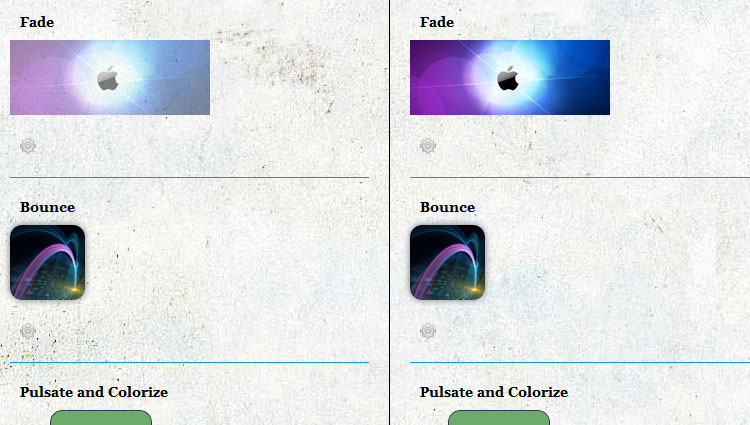CSS3 animations and their jQuery equivalents
