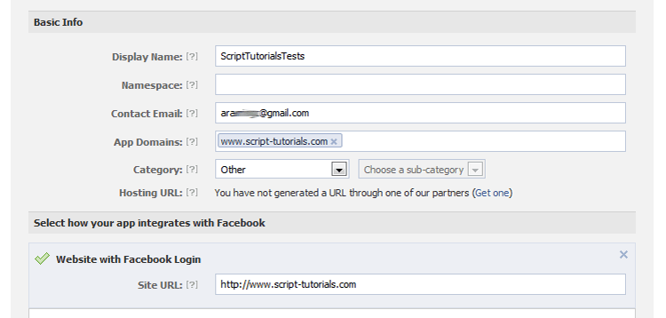 Faceboog Friends API - step 3