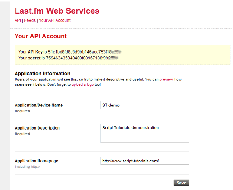Last.fm - step 1
