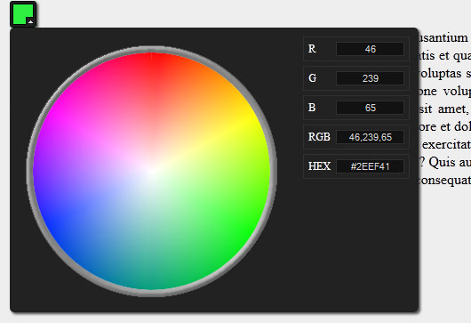 HTML5 Color Picker (canvas)