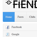 Neat and modern header section with CSS3 Neat and modern header section with CSS3