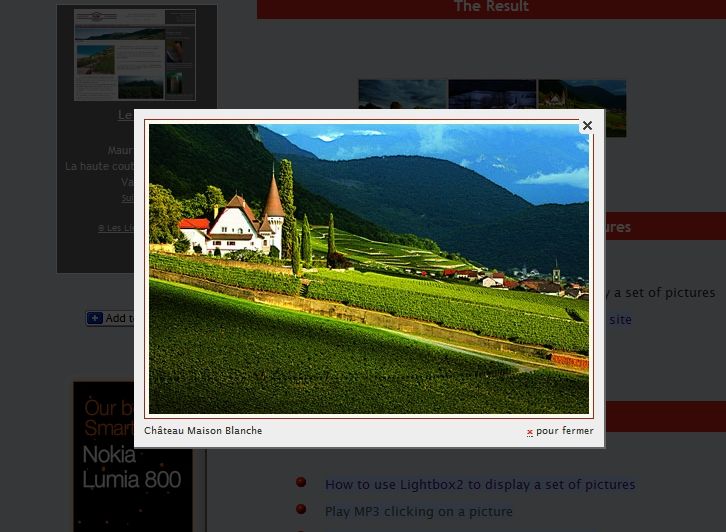 Javascript Lightbox