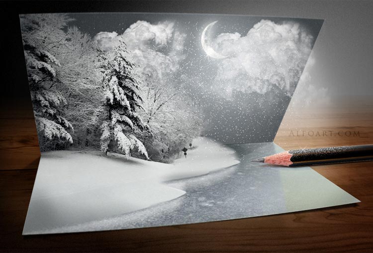 Unusual Christmas Card