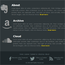 Stylish responsive footer Stylish responsive footer