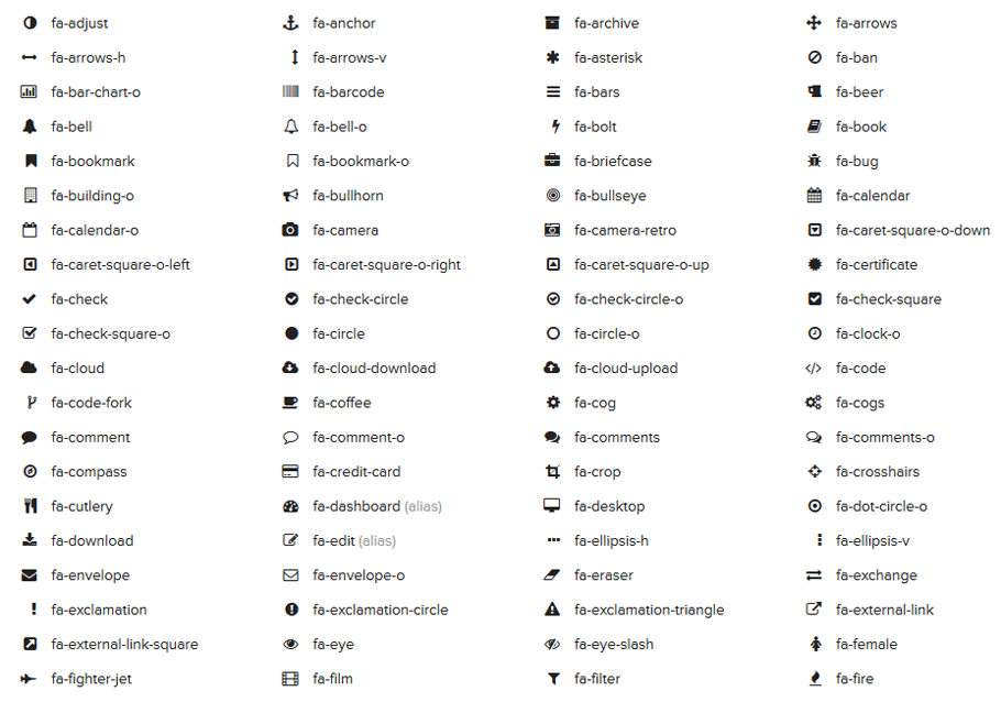 Font Awesome Font Awesome