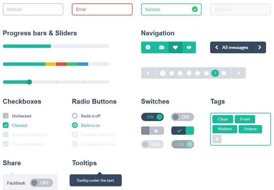  Flat UI 