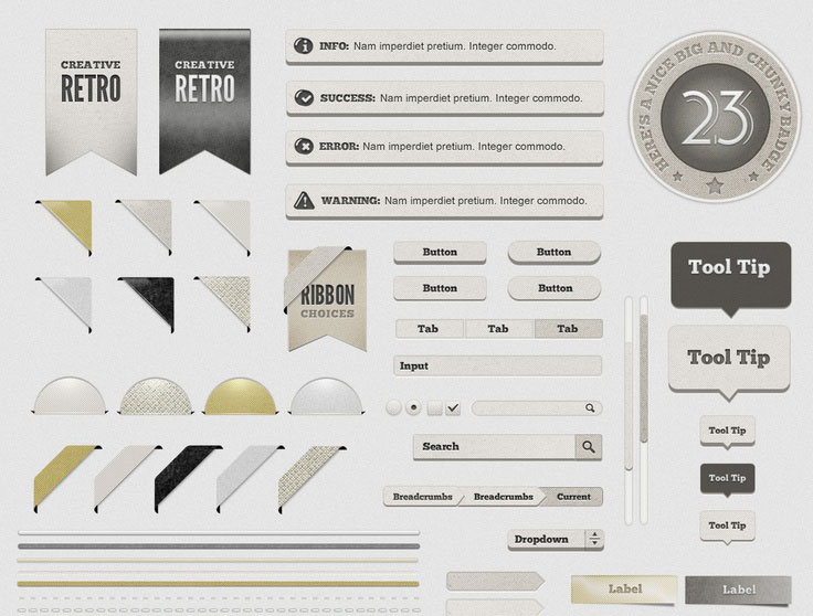 Light #Retro #UI