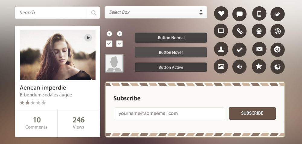 Vinta Dark Ui Kit