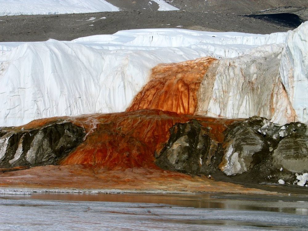 The Blood Falls in Antarctica The Blood Falls in Antarctica