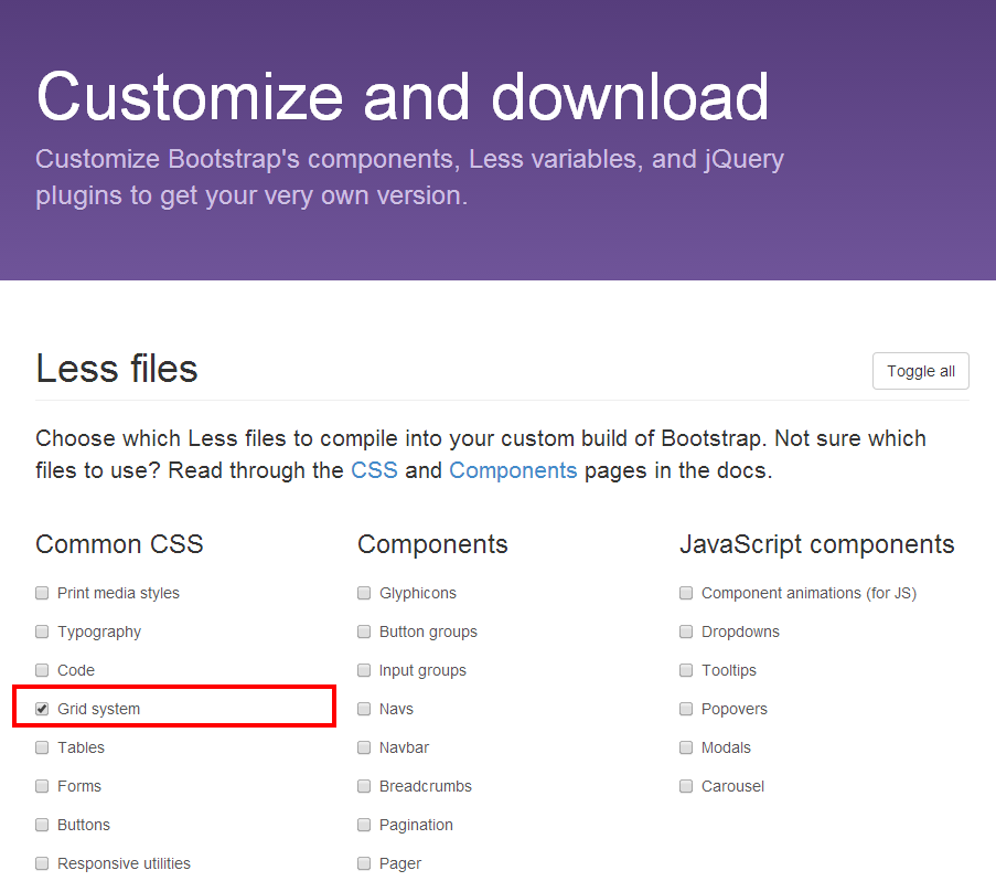 download bootstrap