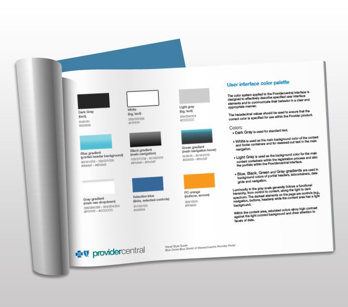 Visual Style Guide for Provider Central
