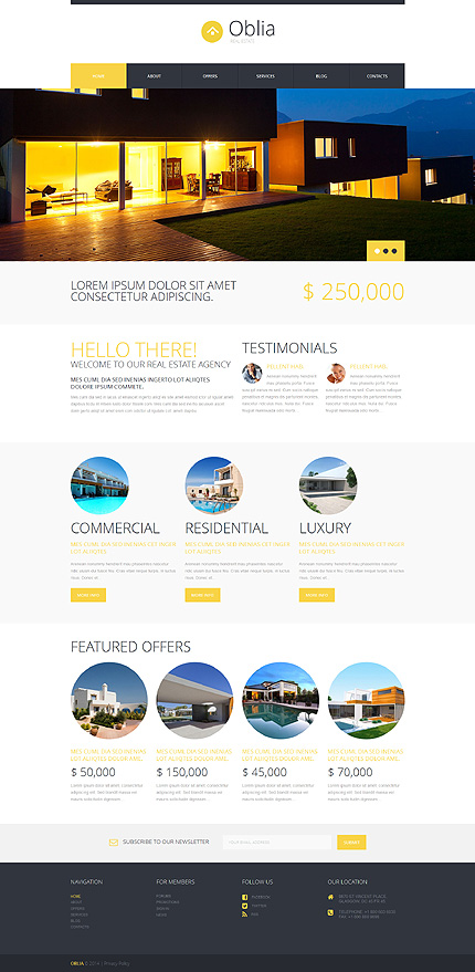 Dream House Bureau WordPress Theme