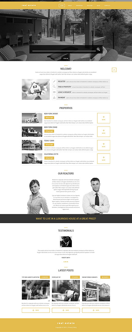 Real Estate WordPress Theme