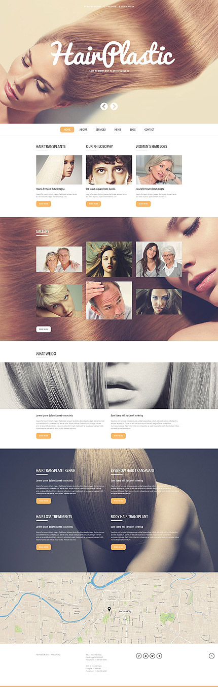 Hair Transplant Clinic WordPress Template