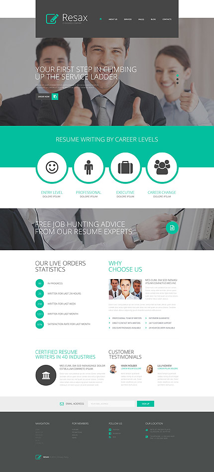 Business Company WordPress Theme