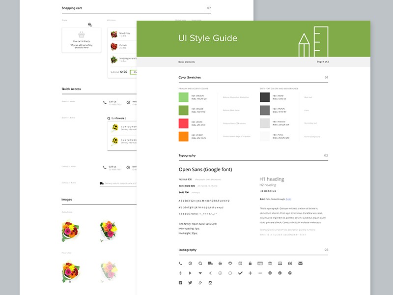 UI Style Guide by Alex Gilev