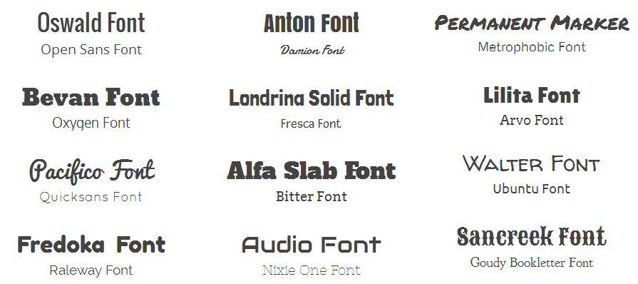 Font