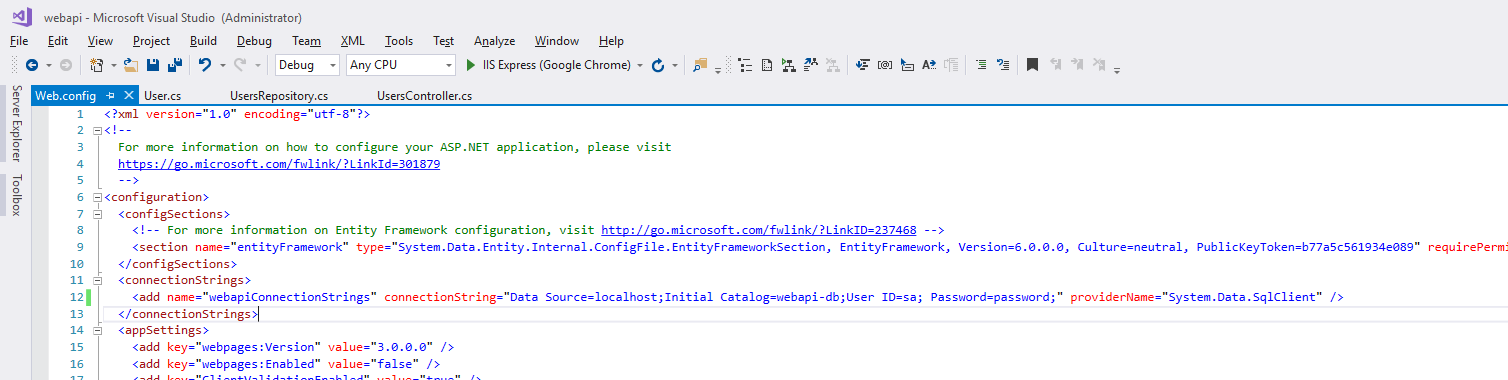 webconfig