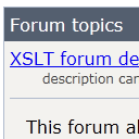 Ajaxy forum using XSLT Ajaxy forum using XSLT