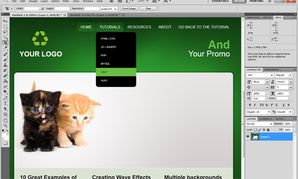 Photoshop step
