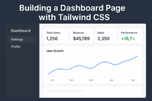Read more about the article Extended Dashboard page with Tailwind CSS