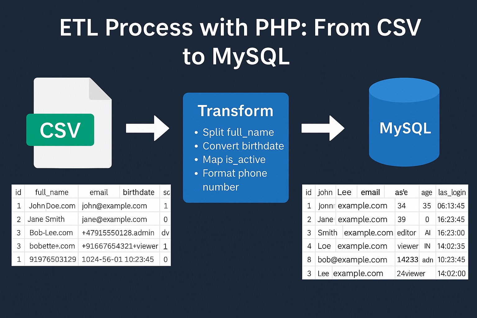 You are currently viewing Building an ETL Process with PHP: From CSV to MySQL